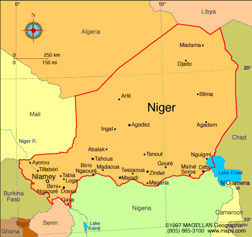 niger carte