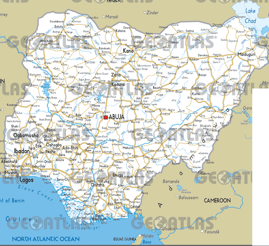 nigeria carte abuja