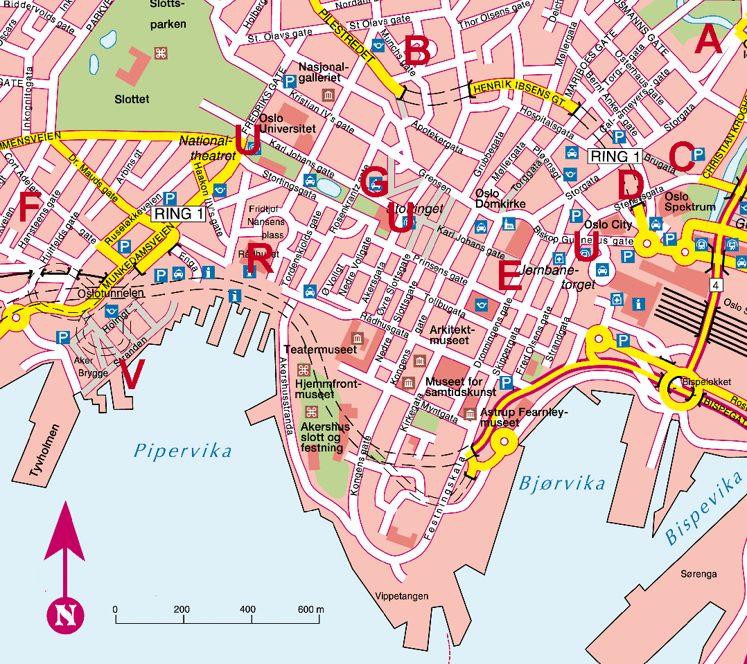 oslo cruise port map