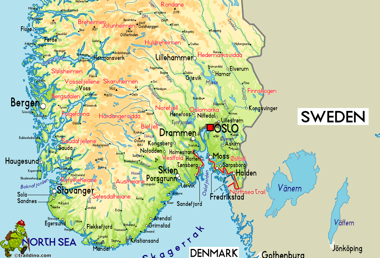 plan de norvege Skien