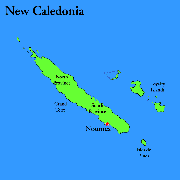 nouvelle caledonie carte