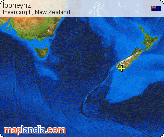 Invercargill satellite image