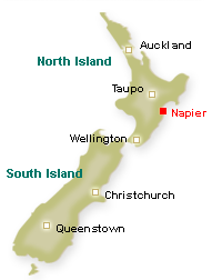 nouvelle zelande plan Napier