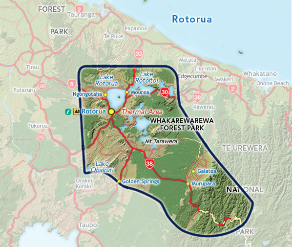 plan de rotorua