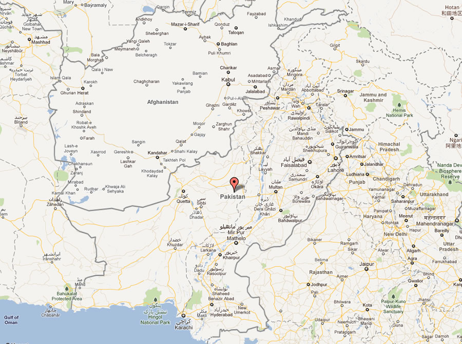 pakistan google carte