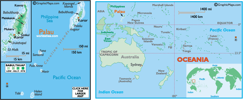 palau carte oceanie