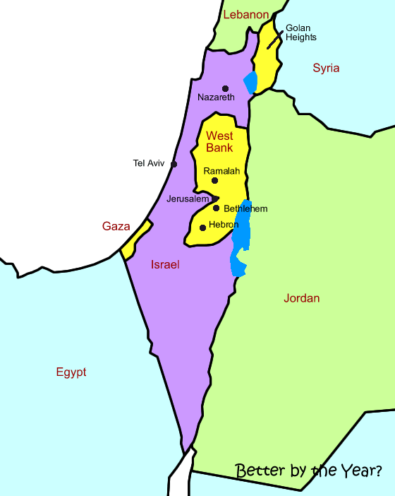 palestine cartes