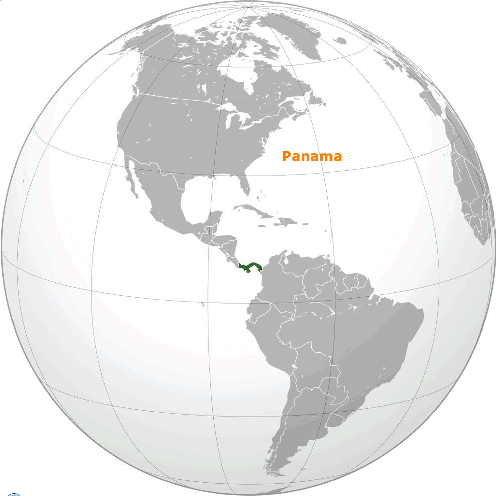 Où est le Panama dans le Monde