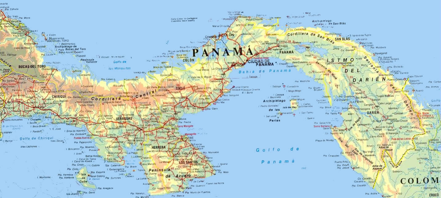 Panama Villes Feuille de Route
