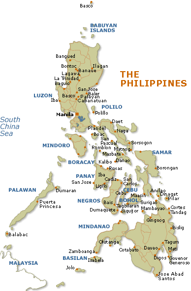 philippines Iles carte