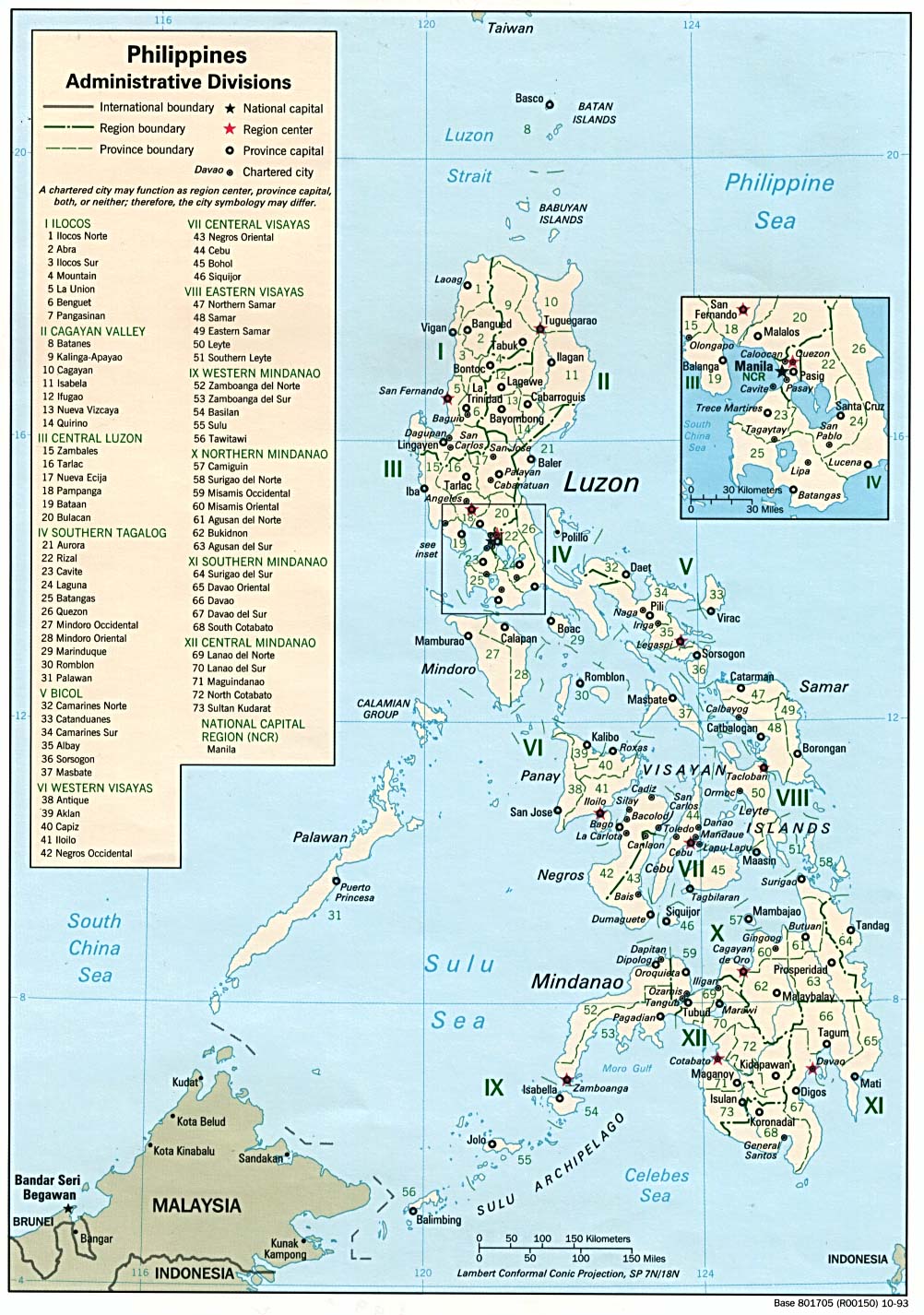 philippines politique carte