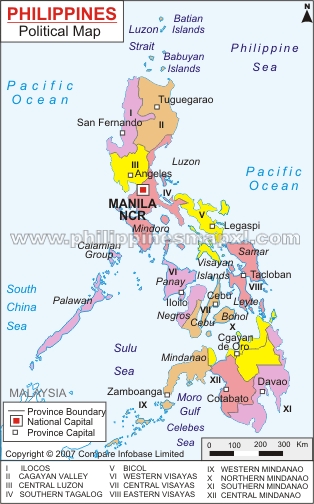 politique carte du phillippines