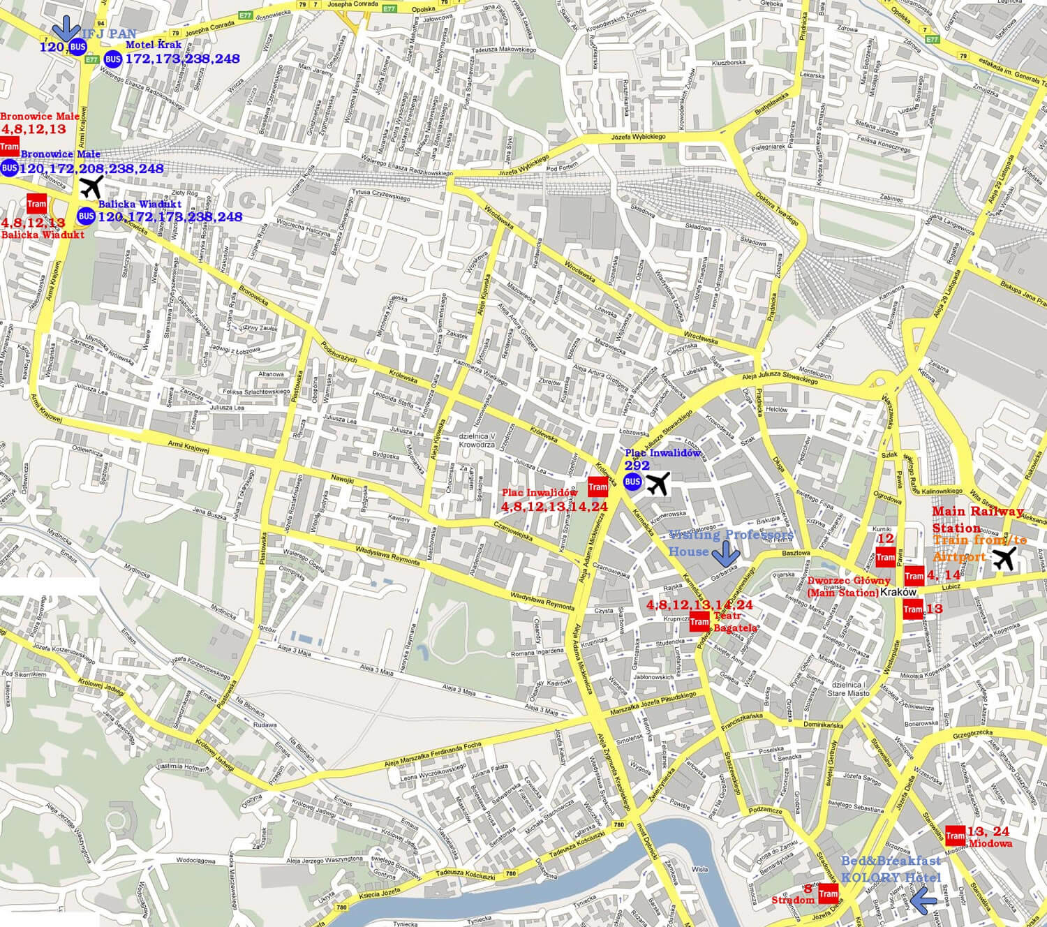 katowice ville plan