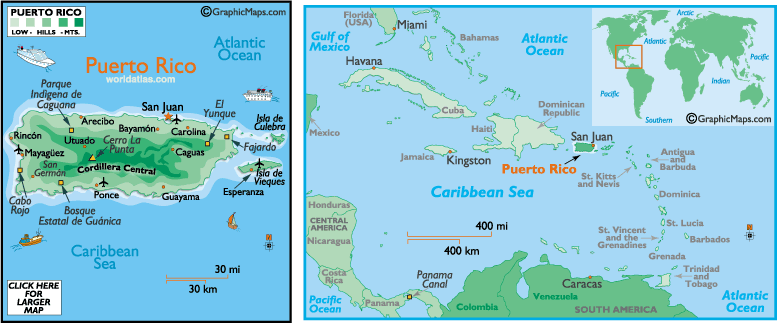 carte du porto Rico