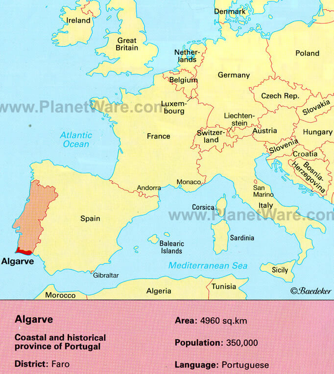 Portugal Carte Europe