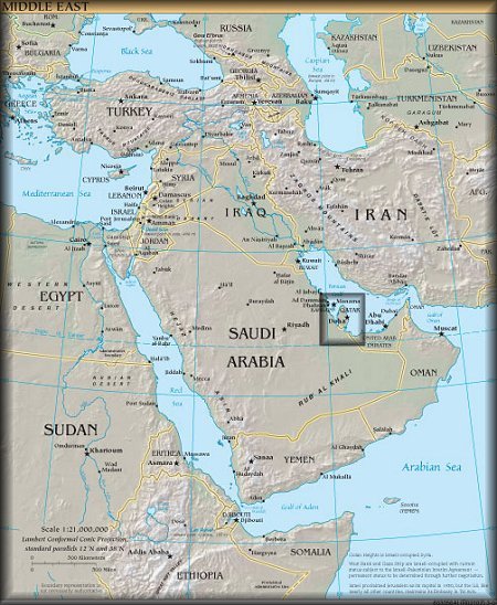 qatar regional carte