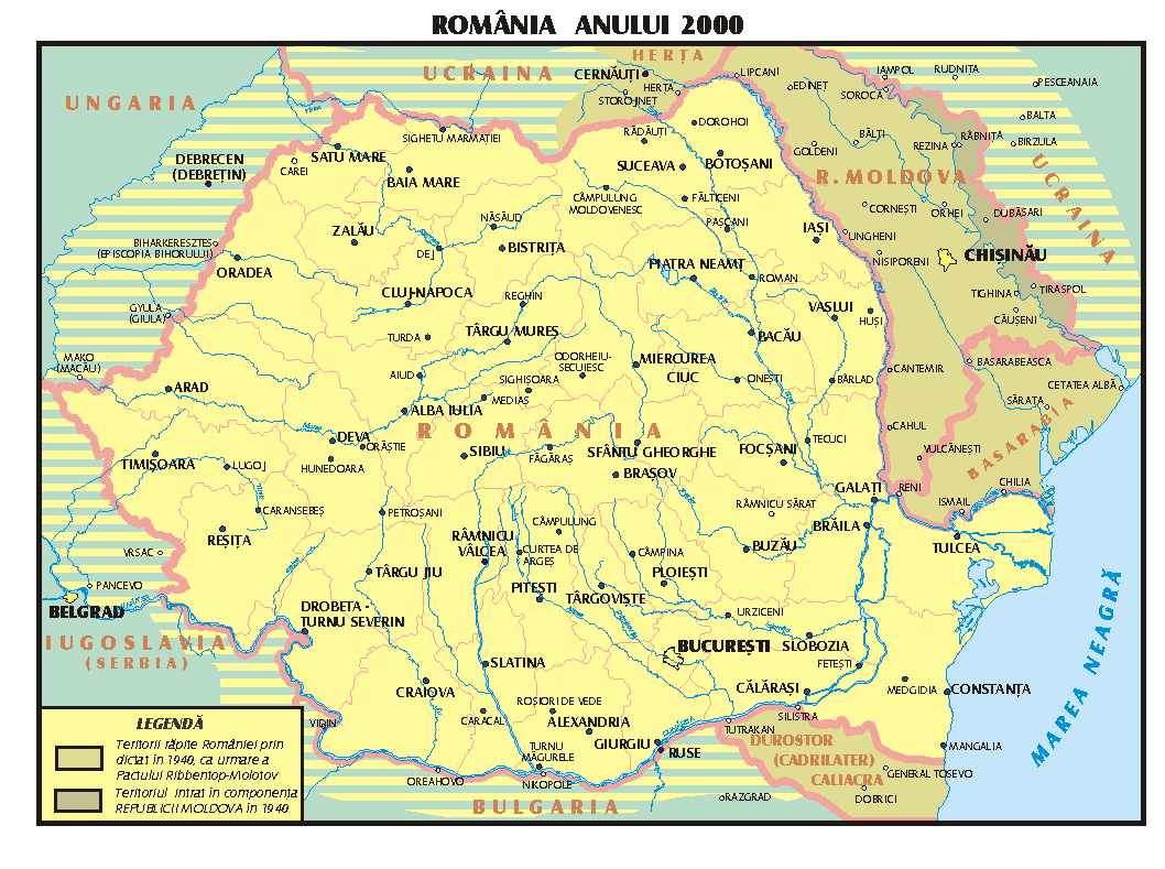 Roumanie carte