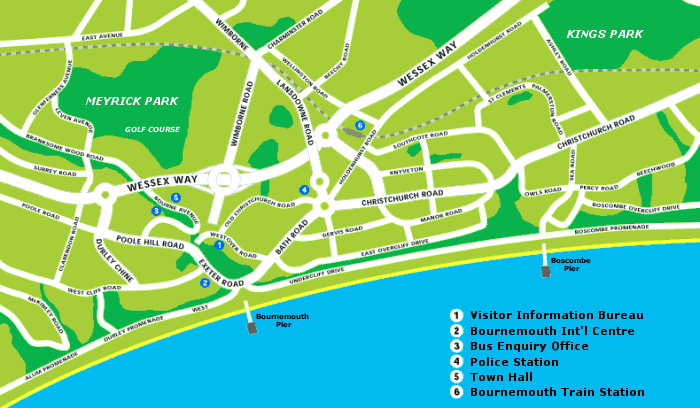 plan de Bournemouth