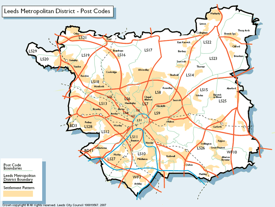 Leeds quartiers plan