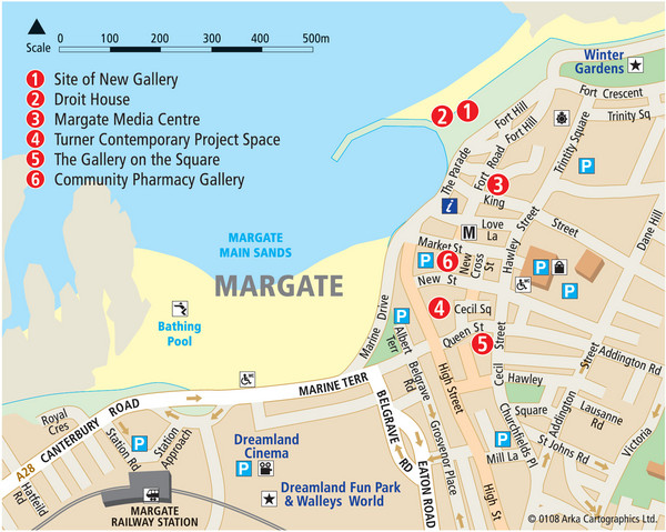 Margate touristique plan