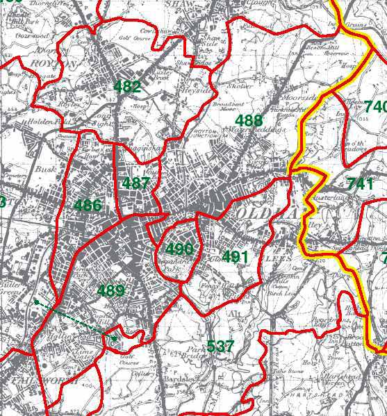 Oldham ville plan