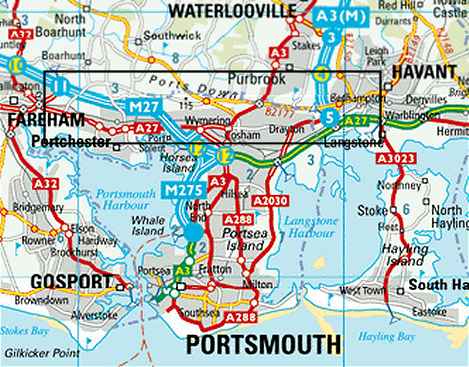 portsmouth location plan