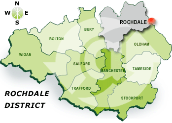 quartier plan de Rochdale