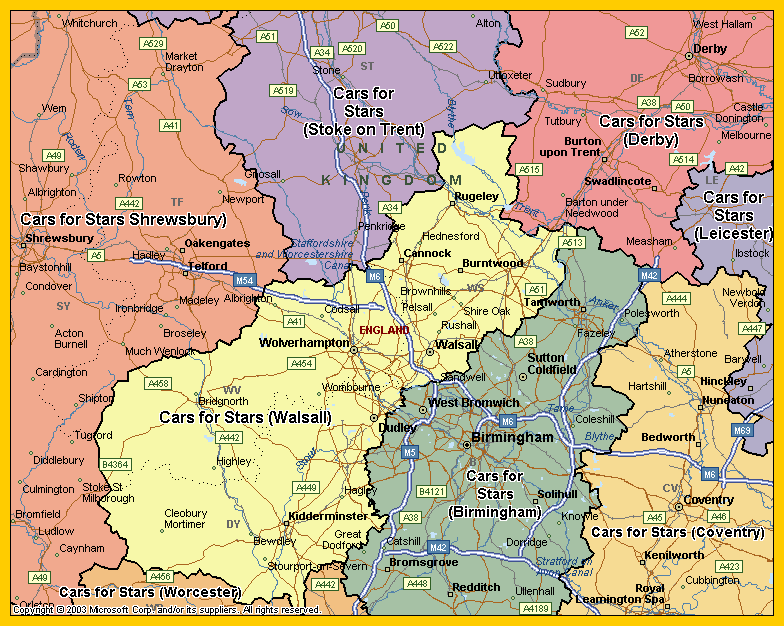 regions plan de walsall