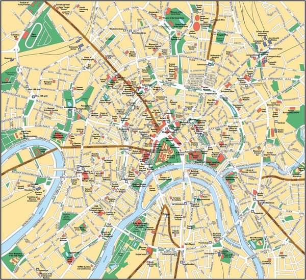 centre ville plan de moscow