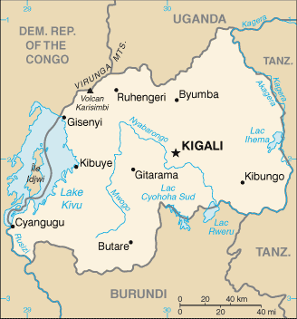 rwanda carte