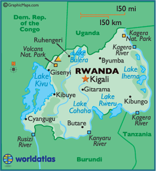 rwanda carte