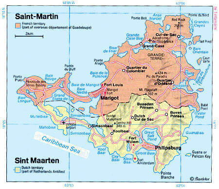 saint marten cartes