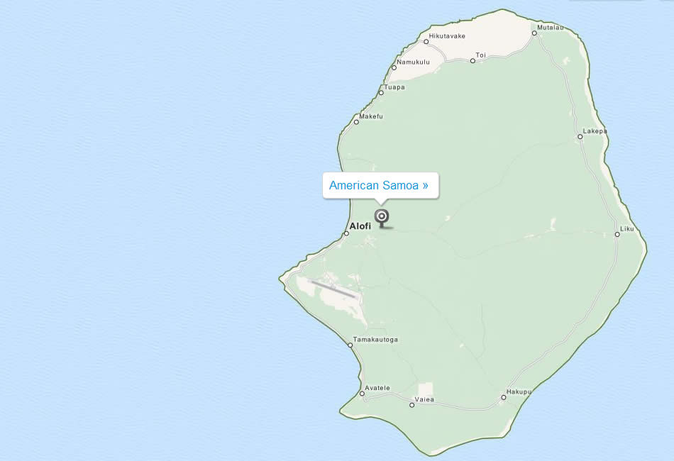 Samoa Americaines carte