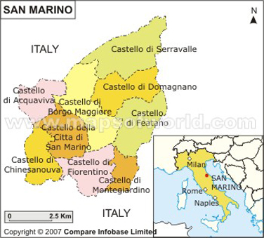 carte du san marino