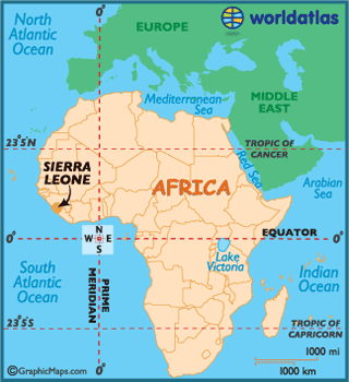 sierra leone carte afrique