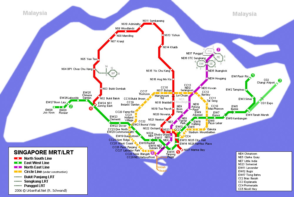 singapour metro carte