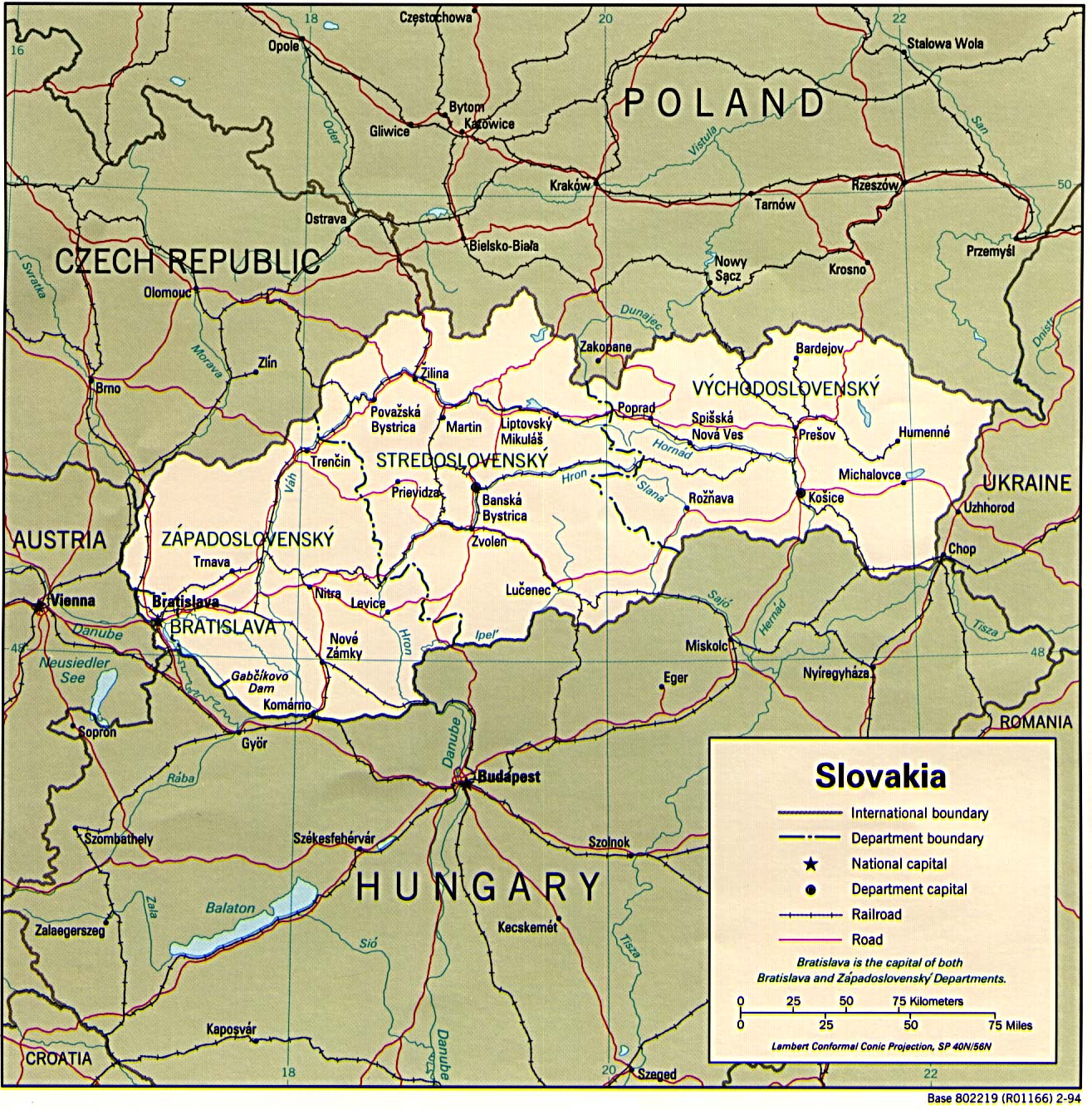 slovaquie carte