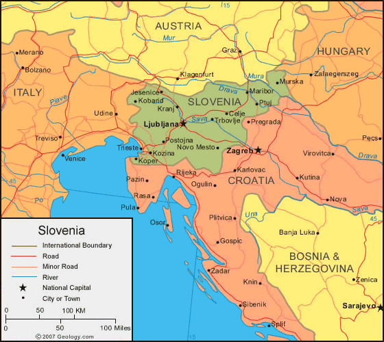 slovenie carte