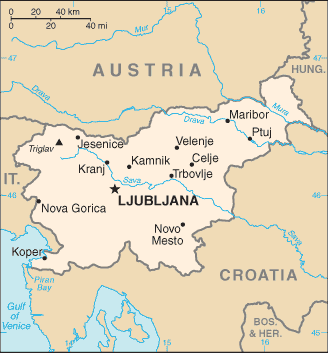 slovenie carte