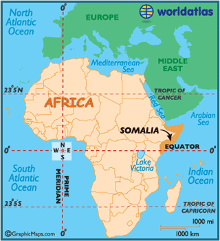 somalie carte afrique