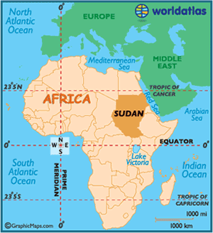 Soudan du Sud afrique carte