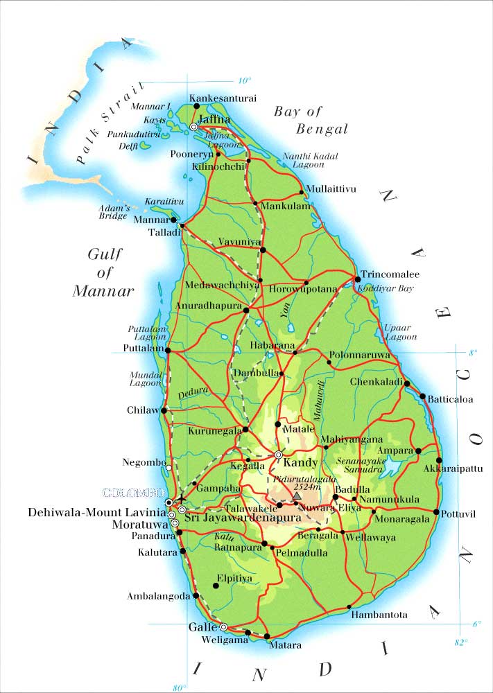 carte Sri Lanka