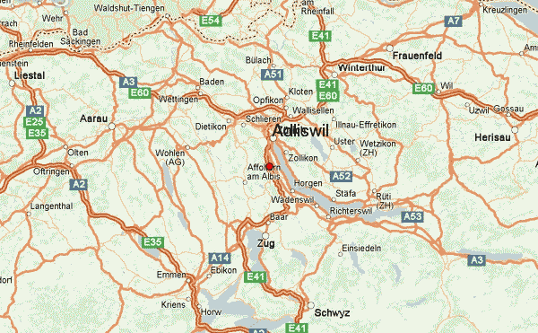 Adliswil itineraire plan