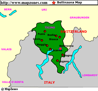 Bellinzona canton plan