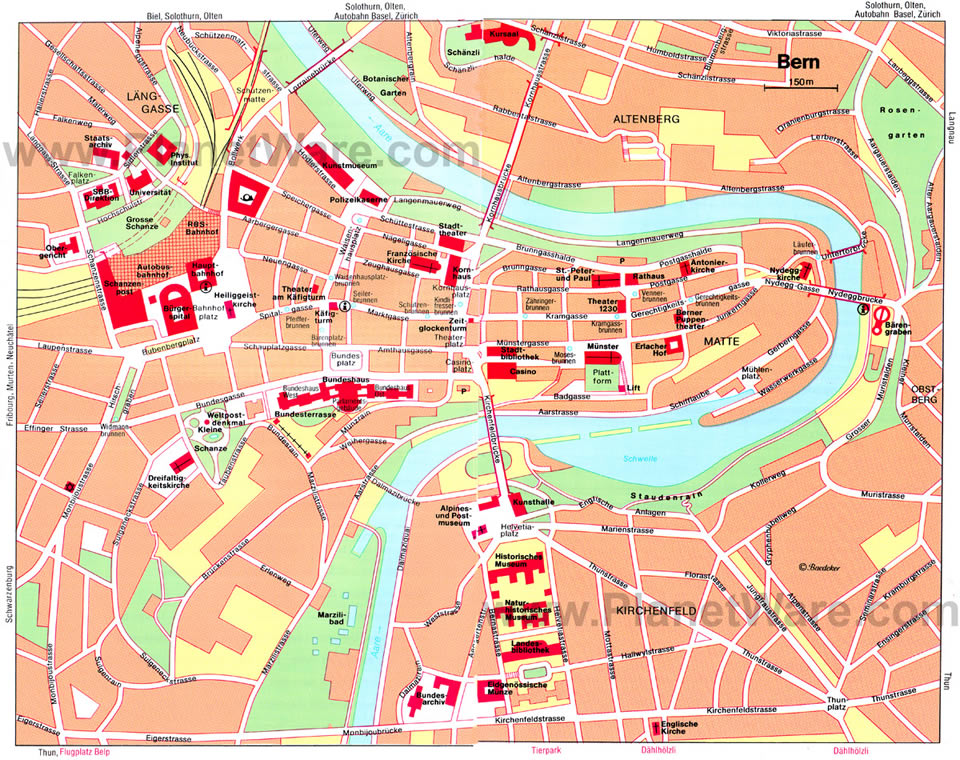 centre ville plan de bern