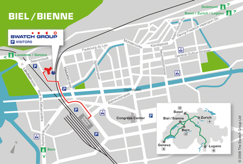 plan de Biel Bienne