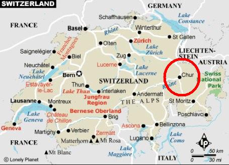 Chur location plan suisse