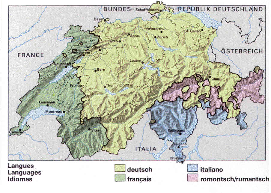 Chur suisse langue plan