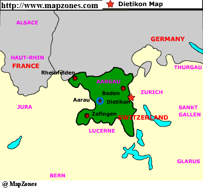 Dietikon regions plan