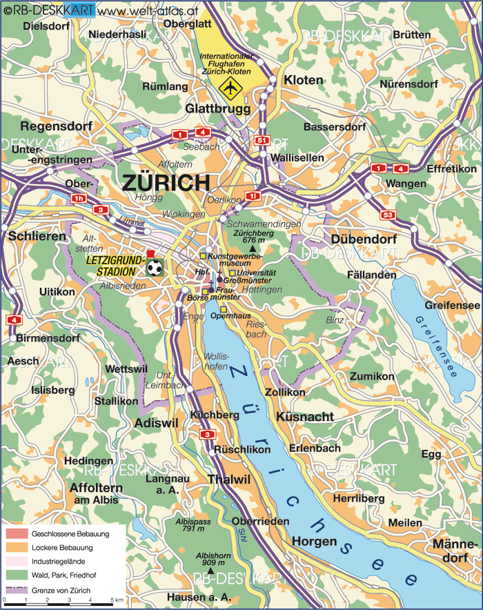 Kloten plan zurich